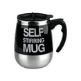 thumbnail image 1 of Taza de Acero inoxidable Injueey para café agua recipiente agitador automático magnético negro, 1 of 6