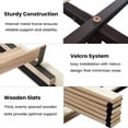 thumbnail image 6 of Zerduos Twin Size Bed Frame with Adjustable pholstered Platform Bed Frame, Easy Assembly, No Box Spring Needed, Pink, 6 of 8