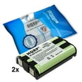 thumbnail image 2 of HQRP 2-Pack Telephone Battery for Panasonic KX-TG5230 KX-TG5240 KX-TG5243 KX-TG5428 KX-TG5480 KX-TG5561 Cordless Phone System, 2 of 8