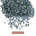 thumbnail image 2 of Uxcell 20g Crushed Glass Chips, 2-4mm Irregular Metallic Chunky Sequins Glass Stone Mineral Blue, 2 of 5