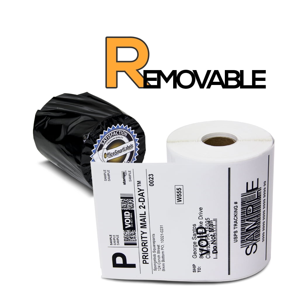 220 per Pack 6 Rolls 4 x 6 Compatible 1744907 Shipping Labels for LabelWriter 4XL White