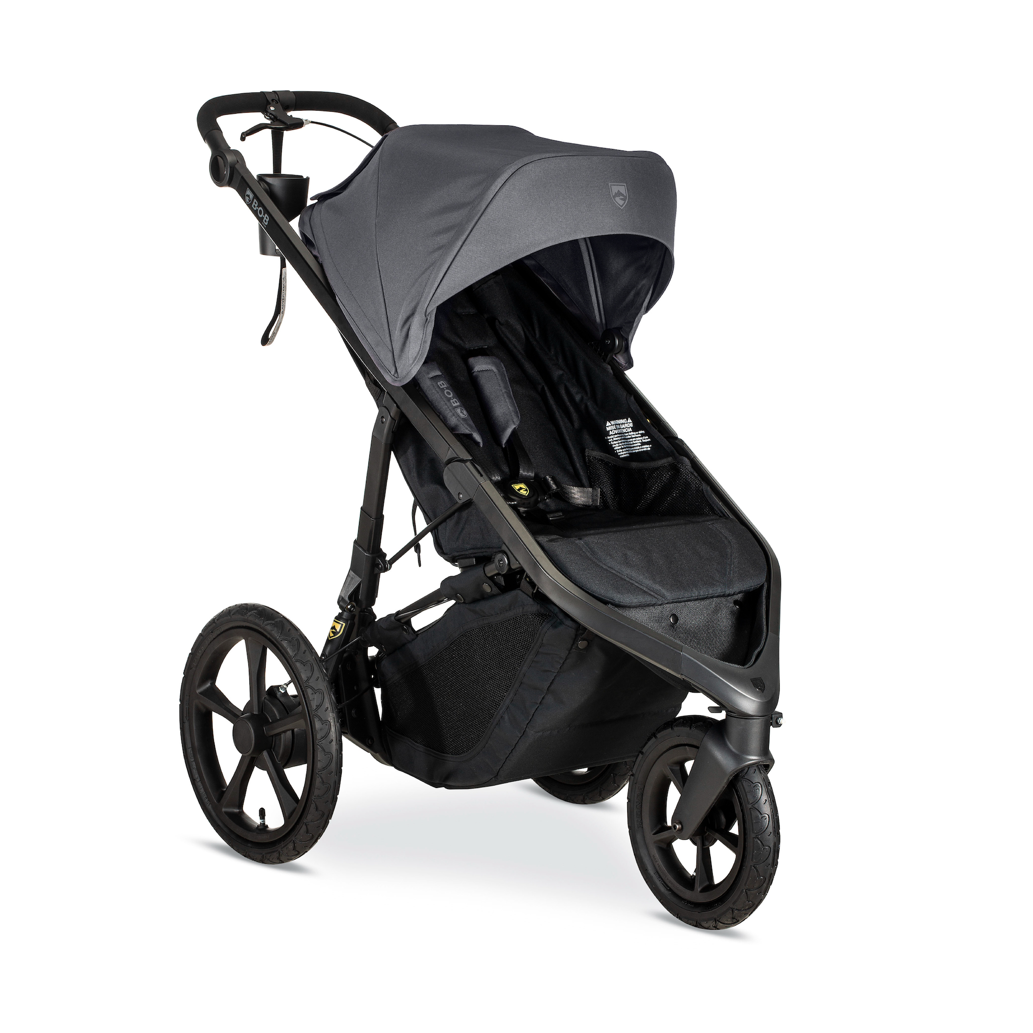 BOB Gear Wayfinder Jogging Stroller with Dual Suspension and Air-Filled Tires, Storm