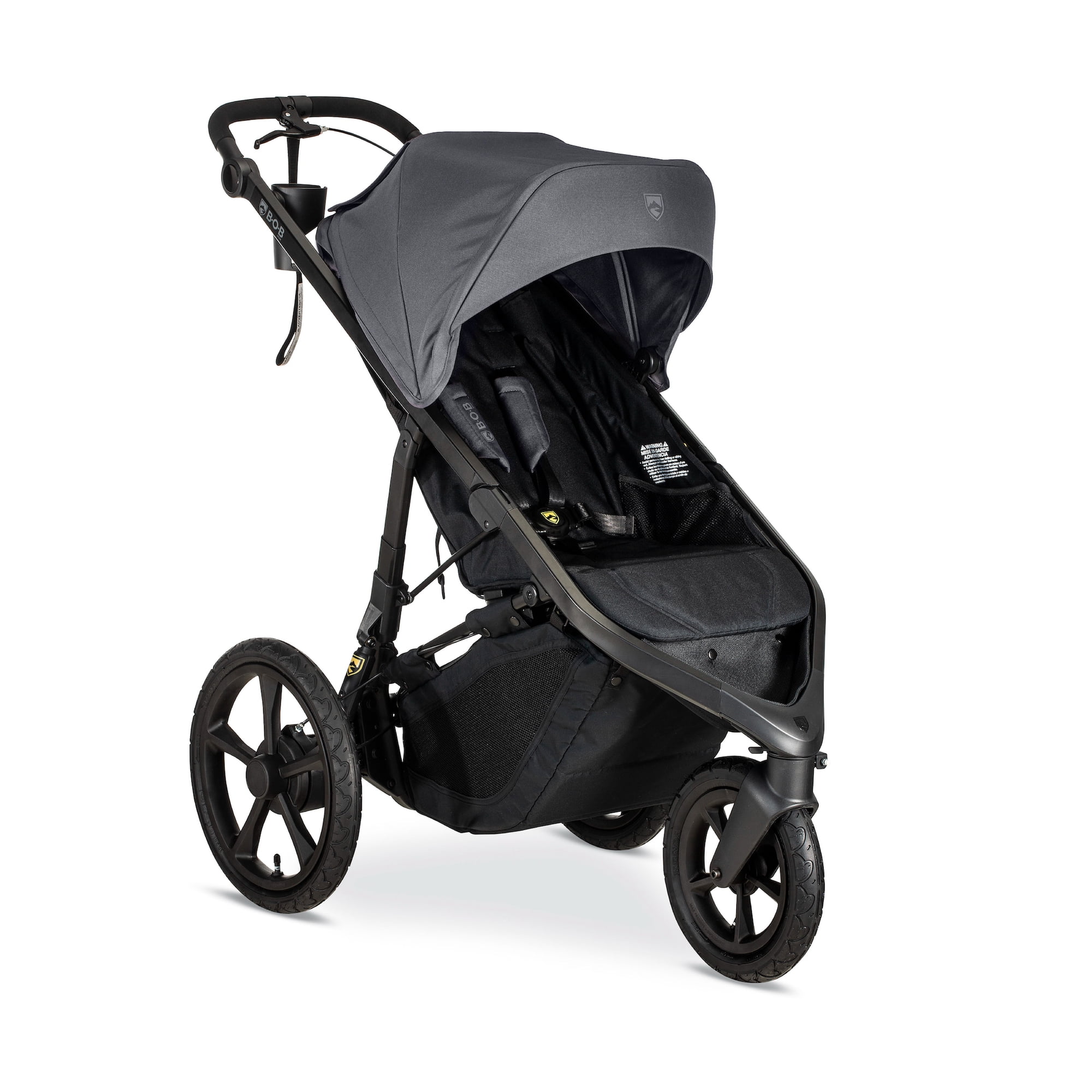 BOB Gear Wayfinder Jogging Stroller with Dual Suspension and Air-Filled Tires, Storm