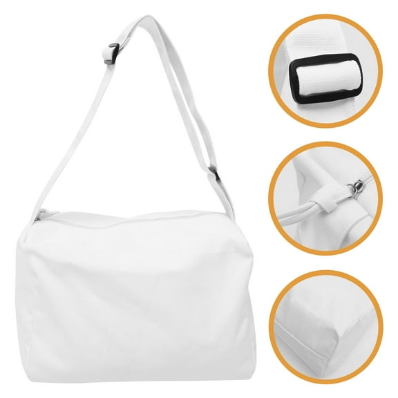 DINHEAROM 1Pcs Canvas Tote Bag Strong Canvas Tote Bag for Girls Everyday Use 14.15X10.22X8.25in