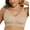 01-Nude, variant on LWP Womens No Underwire Comfort Wirefree V Neck Bras Everyday Comfortable Seamless Bras for Women