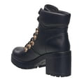 thumbnail image 3 of C & C California Womens Pixie Faux Leather Ankle Combat & Lace-up Boots, 3 of 3