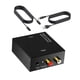 thumbnail image 2 of Convertidor audio digital a analógico, con cable óptico, DAC multiusos para principiantes, convertidor óptico a analógico L/R para TV doméstica., 2 of 8