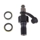 thumbnail image 1 of Aleación de Aluminio Universal Motocicleta 10mm 1,25mm Rosca Pinza de Tornillo Banjo Perno Purga Polvo Tapa para Negro, 1 of 7
