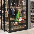 thumbnail image 4 of Calcomanías navideñas para ventanas, calcomanías navideñas para ventanas, copos de nieve, Papá Noel, árbol de Navidad, para decoración de invierno, 4 of 5