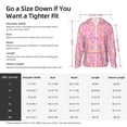 thumbnail image 5 of Kdxio Pink Donut Print Women Men Sun Protection UPF 50+ Jackets Zip Up Long Sleeve Hoodie Hiking Lightweight with Pockets, 5 of 7