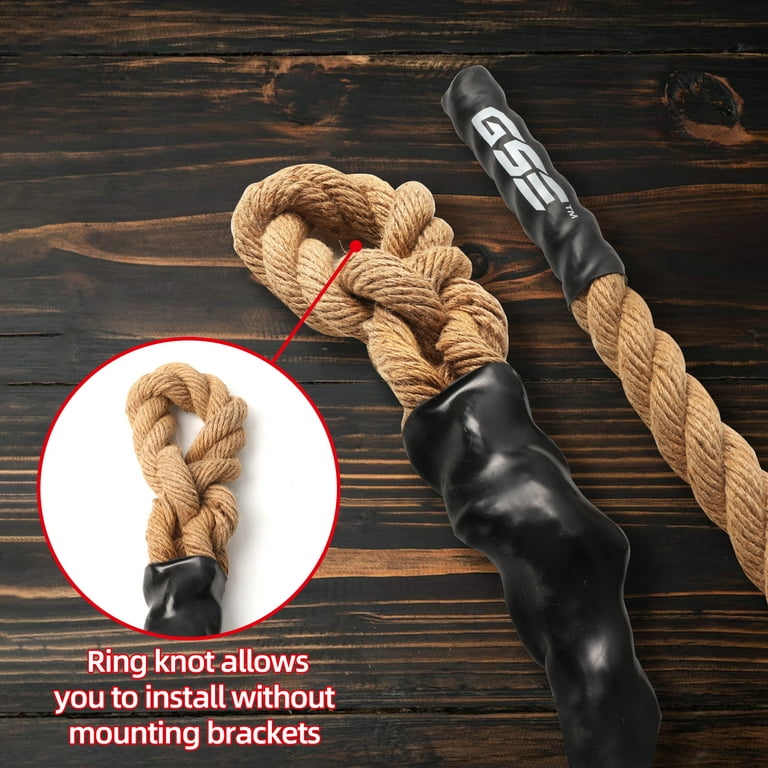 GSE Games & Sports Expert Sisal Gym Fitness Training Battle Climbing Ropes - 6