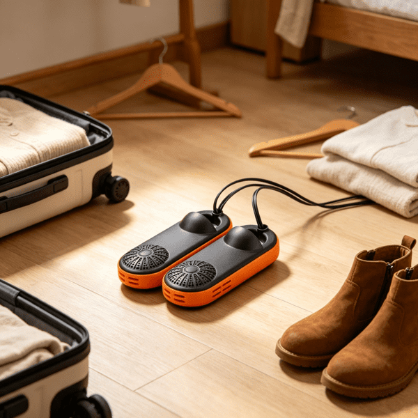 Portable Electric Shoe & Boot Dryer, Quick-Dry with Deodorizing, Fits Slippers, Snow Boots, Leather & Canvas Shoes