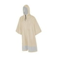 thumbnail image 2 of Poncho de lluvia con capucha 3 en 1, impermeable, tipo jersey Caqui, 2 of 9