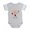 Heather Gray, variant on CafePress - Big BROTHER Twins - Cute Infant Baby Football Bodysuit