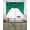 Green, variant on Black Marble Swag Valances for Windows, Small Curtains Drapes, Vintage Abstract Grey Fluid Aesthetic Kitchen Window Curtains Over Sink Rod Pocket Window Treatment Valance for Bedroom/Bathroom 56"x36"