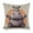 Cute hippopotamus sitting 1, variant on Red and white checkered cross Linen toss pillowcase decoration pillowcase gifting preferred 18x18 inch cushion cover 2 sets sofa pillowcase sofa bedroom living room car