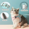 thumbnail image 3 of Cat Harness,Leash and Collar Set,Escape Proof Kitten Vest Harness for Walking,Easy Control Night Safe Pet Harness with Reflective Strap for Small Large Kitten,Fit for Puppy,Rabbit, 3 of 7