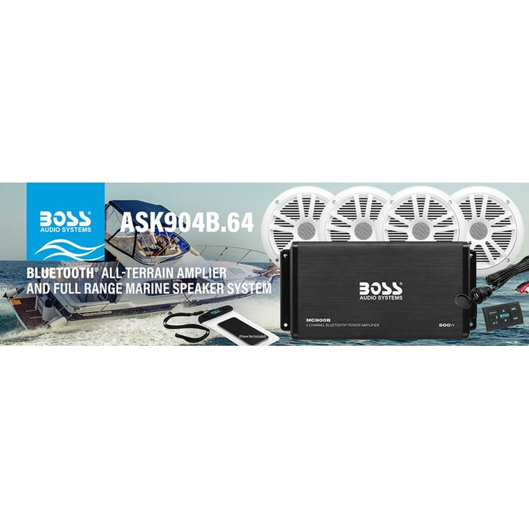 BOSS Audio Systems MC900B 4 Channel Class A/B Amplifier For