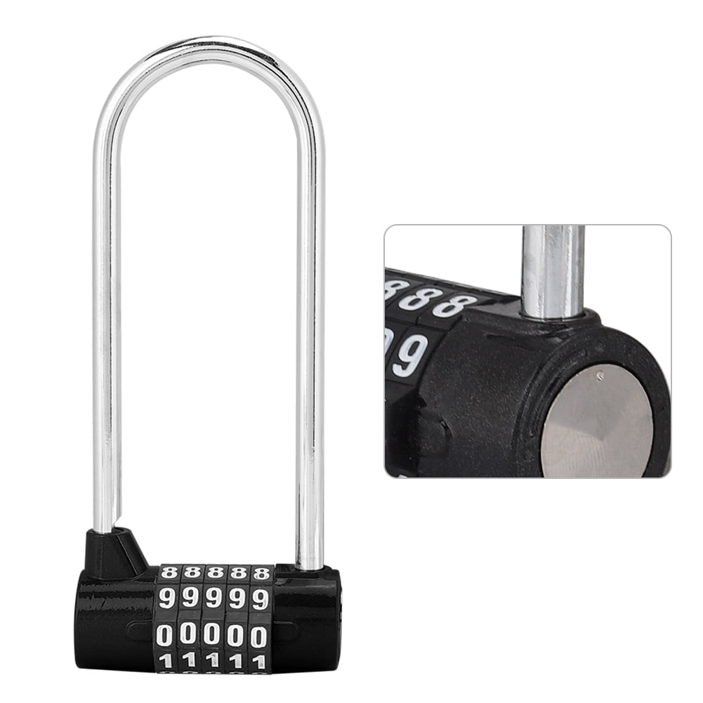Tebru Lock, Zinc Alloy Ushape Combination Digit Password Code