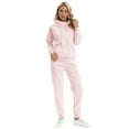 thumbnail image 7 of EFINNY Women's Pullover Hoodies Tracksuit with Pockets Long Sleeve Sweatshirts Sweatpants Set Sport Jogger Sweatsuit 2 Piece Outfits, 7 of 7