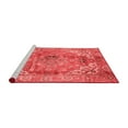thumbnail image 2 of Ahgly Company Machine Washable Indoor Rectangle Abstract Red Modern Area Rugs, 7' x 10', 2 of 4