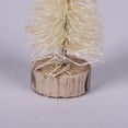 thumbnail image 6 of Save! 12Pcs Mini Christmas Tree Desktop Christmas Tree Model Snow Sisal Trees with Wood Base, 6 of 9