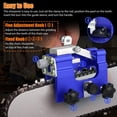 thumbnail image 3 of Chainsaw Sharpener, Adaptable Sharpening Tool for 4"-22" Chain Saws, Convenient Fast Sharpening with Stainless Steel Alloy, Portable Multifunctional for Garden and Professional Use, 3 of 5