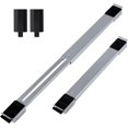 thumbnail image 1 of 2 Pcs Rouleaux d'Appareils Robustes, Base d'Appareils Robustes Max 27.6 Po, Glisseurs Faciles, Roues de Réfrigérateur pour Déplacer, Machine à Laver, Sécheuses, Meubles (Argent, Roue Blanche Améliorée), 1 of 7