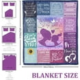 thumbnail image 5 of Daughter Blanket, Daughter Gifts, Daughter Gifts from Mom, Daughter Birthday Gifts, Daughter Gifts from Dad, to My Daughter Ultra-Soft Flannel Fleece Throw Blanket 50"x60", 5 of 6