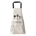 thumbnail image 4 of 2 Uds Delantal de Cocina Resistente Al Aceite Impermeable Unisex Adulto Papá Mamá Regalos Macarena delantal de cocina, 4 of 8