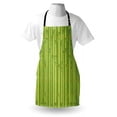thumbnail image 4 of Branches Apron, Bamboo Forest Pattern with Cartoonish Tubes Nature Art Print, Unisex Kitchen Bib with Adjustable Neck for Cooking Gardening, Adult Size, Avocado Green Olive Green, by Ambesonne, 4 of 4