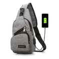 thumbnail image 2 of Mochila Para Hombre Mariconera Pechera Hombro Con Portabotella, 2 of 4