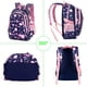 thumbnail image 5 of Mochila escolar, mochila escolar, mochila deportiva, mochila de ocio, mochila de día para niñas, niños y adolescentes con gran capacidad, conjunto azul oscuro, mochila, 5 of 6