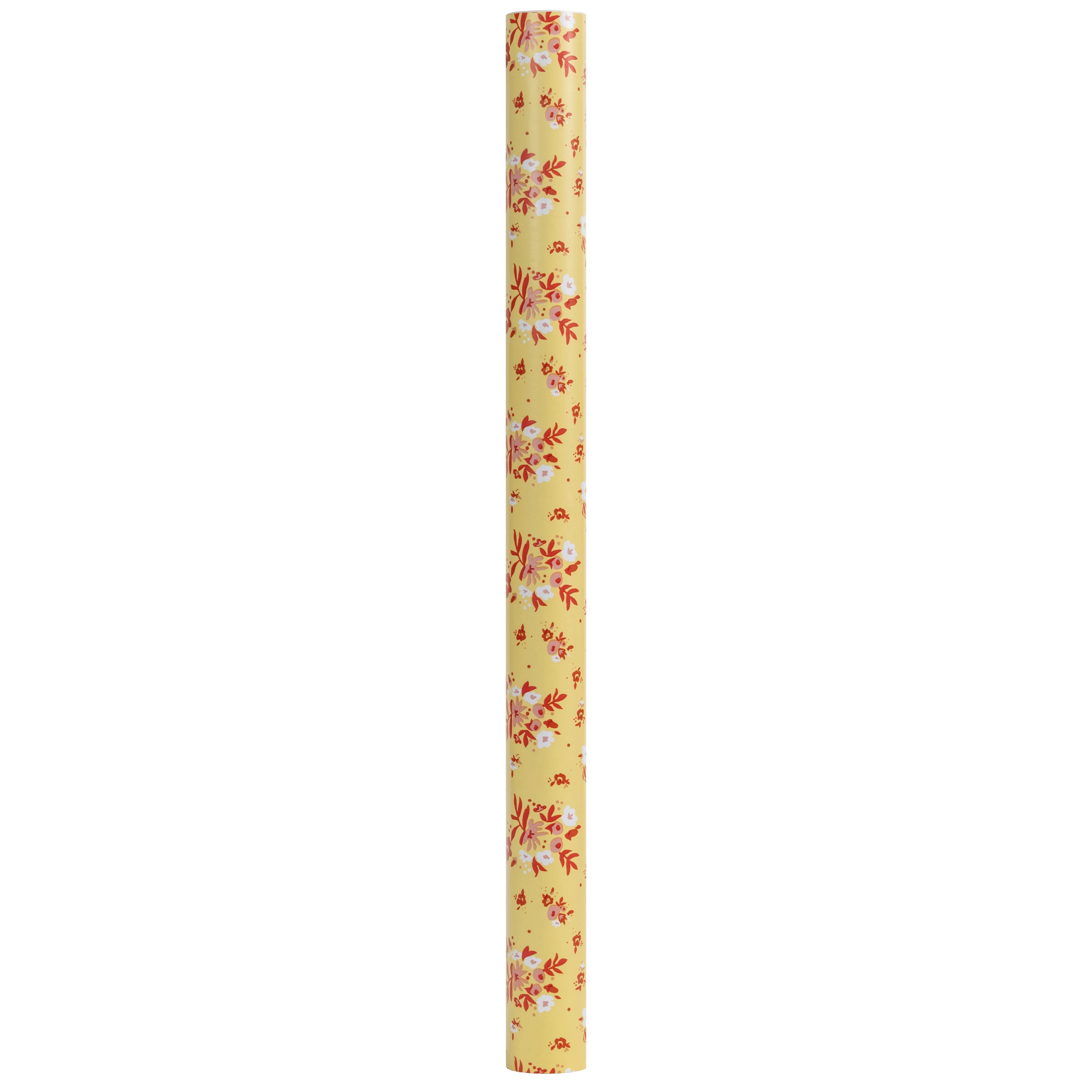 The Pioneer Woman Adhesive Laminate, Yellow Ditsy, 20 in. x 12 ft. Roll