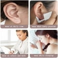 thumbnail image 4 of Plastic Earrings,Clear Earrings for Work and Earring Backs 200Pcs Hyperallergic Comfortable Earrings for Men&Women Silicone Earrings Clear Stud Earringsu2026, 4 of 5