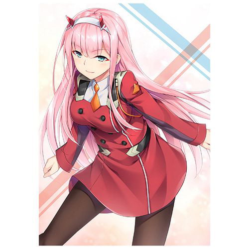 Anime DARLING in the FRANXX Zero Two Poster Wall Scroll Home Decor 60*90CM #1 