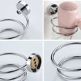thumbnail image 3 of Soporte elegante para secador de pelo que ahorra espacio, montaje en pared Turbo-Loc para una fácil instalación en el baño o el inodoro, diseño versátil que se adapta a todos los secadores de pelo, 3 of 5