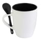 thumbnail image 2 of Paquete con 36 piezas de Taza de cerámica cuchara integrada negro 8.3 x 10.3, 2 of 3