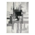 thumbnail image 2 of World Rug Gallery Contemporary Modern Abstract Black 7'10" x 10' Indoor Area Rug, 2 of 7