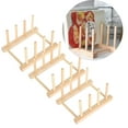 thumbnail image 4 of 3Set Sink Dish Rack Small Dish Rack Dish Drain Rack, Drain Rack, For Pot Covers Saucers, 4 of 8