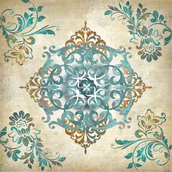 Galaxy of Graphics PDX14616SMALL Arabesque III Poster Print by Conrad Knutsen, 12 x 12 - Small