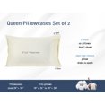 thumbnail image 6 of HOMTEC 200TC 100% Cotton Percale Weave, Pillowcase Set of 2, Standard/Queen, Beige, 6 of 9