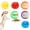 stly 2, variant on 6-Pack 3-in-1 Dog Balls 2.6" Squeaky Treat Dispenser Ball Toys Interactive Durable Rubber Teething Fetch Ball for Small Medium Dogs to Keep Them Busy Playing Indoor Outdoors