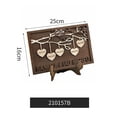 thumbnail image 1 of Family Tree Wall Decor,wooden Personalized Name Family Tree Gift For Mom Heart Shape Wooden Decoration Sign, 1 of 1