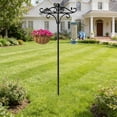 thumbnail image 5 of NWOKYZGH Shepherds Hooks for Outdoor, Heavy Duty Adjustable Bird Feeder Pole Garden Decor Shepherds Hook for Hanging Bird Feeder, Plant Baskets, Hummingbird Feeder for Outside, 5 of 7
