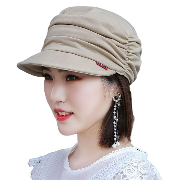 Gorra de moda con visera para mujer, ideal para uso diario, cómoda y suave.