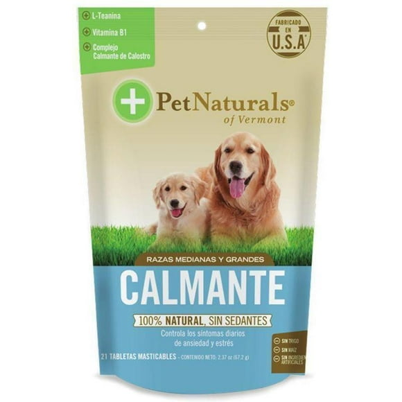 Calmantes Naturales para Perro Pet Naturals Med y Gde