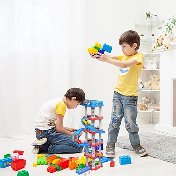 Ensemble de jouets de garage éducatif pour enfants QS, bricolage, garage de véhicules, jouet en métal allié, piste de voiture, ensemble de jeu de garage de ville pour tout-petits - 2026 Jouets Ensemble de jouets de garage éducatif pour enfants QS, bricolage, garage de véhicules, jouet en métal allié, piste de voiture, ensemble de jeu de garage de ville pour tout-petits - 2026 Jouets