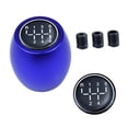 thumbnail image 1 of Perilla de palanca de cambios de automóvil con 3 adaptadores roscados Reparación duradera Piezas de accesorios a prueba de herrumbre Fácil instalación , Azul Sunnimix Cubierta de la perilla de cambio de marchas, 1 of 8