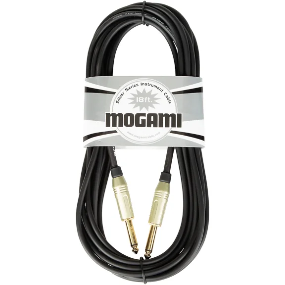 Mogami 1/4" Straight Instrument Cable 18 ft.